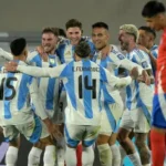 Argentina goleó 3 a 0 a Chile, sin Messi ni Di Maria